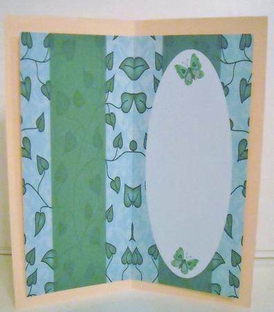 Beautiful Butterflies with Love Dl Insert - Aqua by Pam Stubley