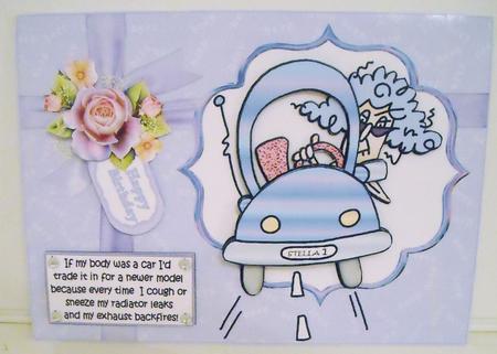 Stella and Her Old Car by Pam Stubley