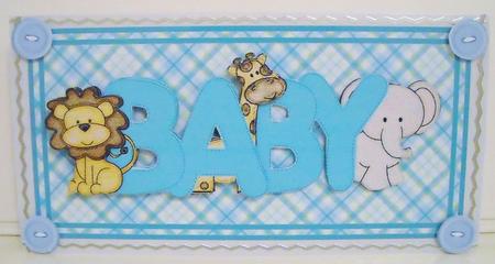 Baby Boy Dl Card by Pam Stubley