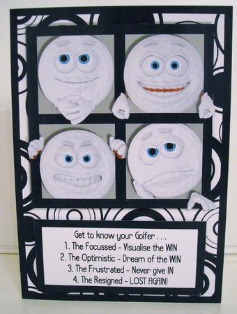 Get to Know Your Golfer A5 Novelty Card by Pam Stubley