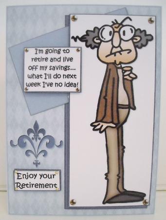 Gus is Retiring Quick Card by Pam Stubley