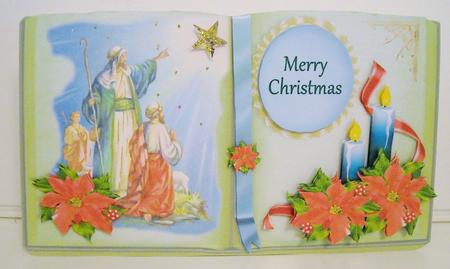 Picture Book Tent-card Mini-kit - Christmas Shepherds by Pam Stubley