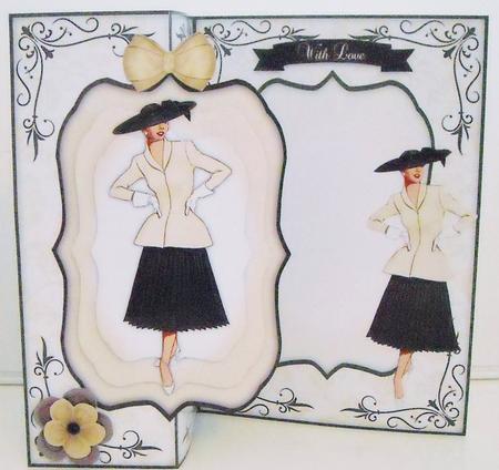 Vintage Fashion Beauty Fold Back Mini Kit by Pam Stubley