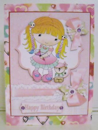 Penny the Rock Chick Quick Card by Pam Stubley
