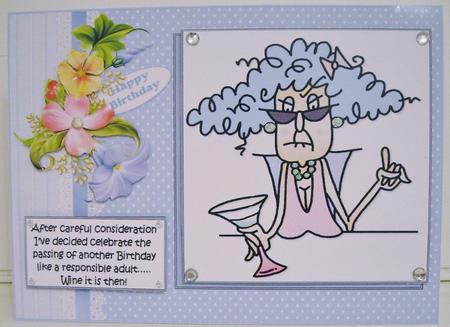 Stella a Responsible Adult Quick Card by Pam Stubley