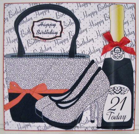 Bag, Shoes and Bubbly 21 Today Mini Kit by Pam Stubley