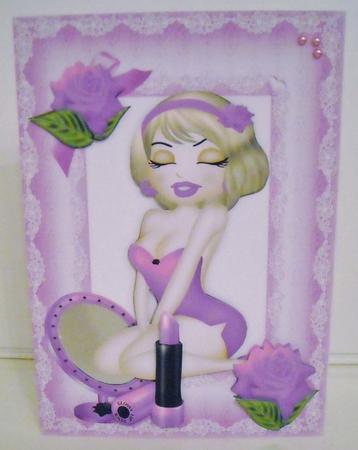 Aint She a Pretty Gal! Dressed in Pink by Pam Stubley