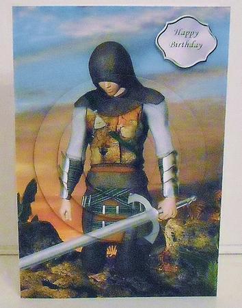 Medieval Knight Circle Pyramage by Pam Stubley