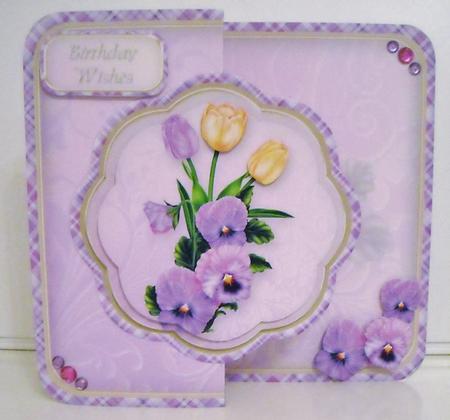 Spring Flowers Fold Back Mini Kit by Pam Stubley
