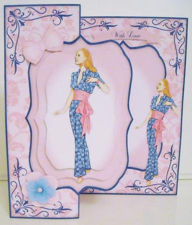 Vintage Fashion Beauty Fold Back Mini Kit by Pam Stubley