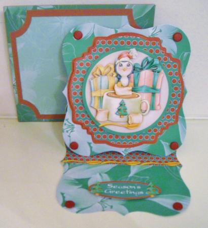 Penguin Hot Chocolate Christmas Easel Kit by Pam Stubley