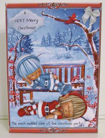 Too Much Mulled Wine at the Christmas Party by Pam Stubley