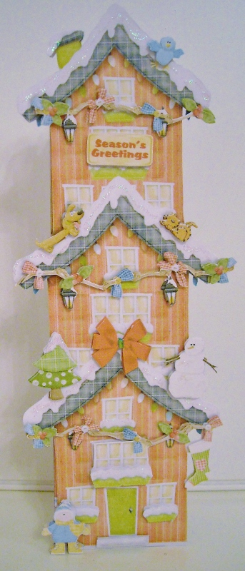 Long Tall Alley Large Dl Mini-kit - Red House by Pam Stubley
