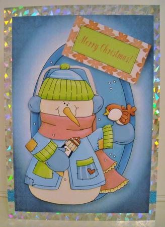 Frosty Snowman Decoupage Mini Kit by Pam Stubley