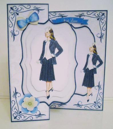 Vintage Fashion Beauty Fold Back Mini Kit by Pam Stubley
