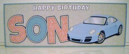 Porsche Son Large Dl by Pam Stubley