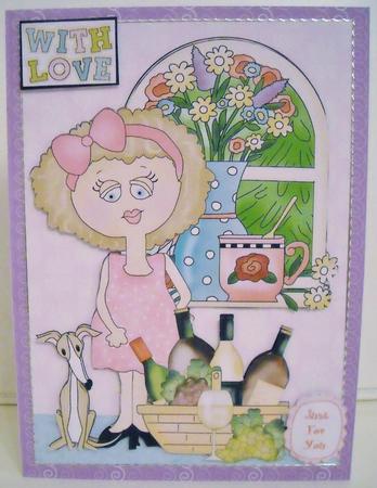 Bernice is a Wine Lover 2 by Pam Stubley