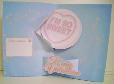 Sweet Valentine Big Badge Card by Pam Stubley