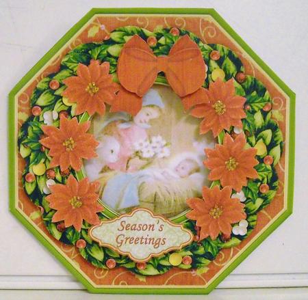 Christmas Wreath Builder Mary & Jesus Nativity Mini Kit by Pam Stubley