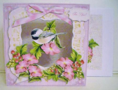 Open Box 3D Card Kit - Petunias by Pam Stubley