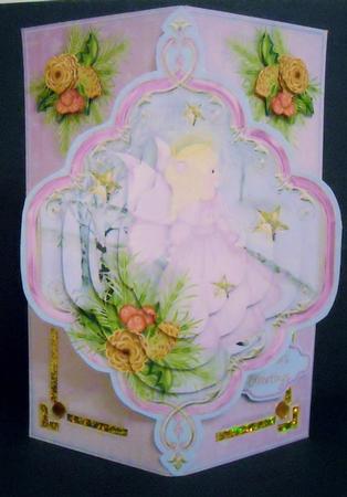 Fold Back Front Mini-kit - Christmas Angel by Pam Stubley