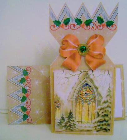 Church Window Cracker Card & Envelope Mini Kit by Pam Stubley
