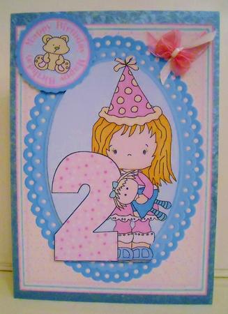 Party Girl - 2 Years Old by Pam Stubley
