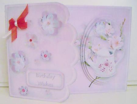 Pink Blossom 5x7 Side Fold Mini Kit by Pam Stubley