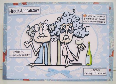 Stella and Gus Anniversary Wine by Pam Stubley