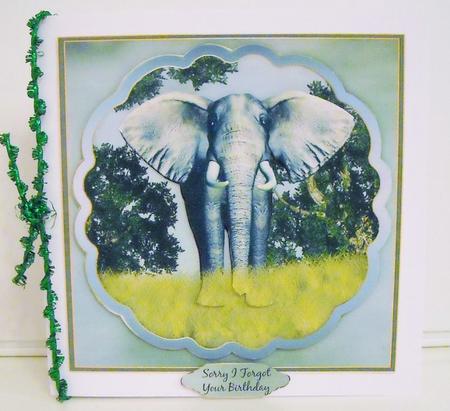 Out of Africa 2 Elephant Birthday Mini Kit by Pam Stubley