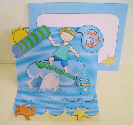 Active Wavessurfing, Easel Kit by Pam Stubley