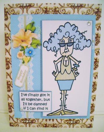 Stella Has Finally Got It Together Quick Card by Pam Stubley