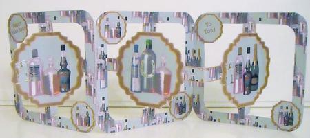Accordion Zig Zag Card - Celebration Drinks by Pam Stubley