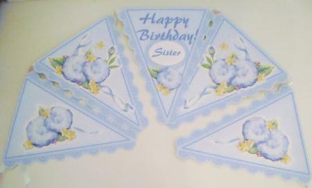 Banner Greetings Card Kit - Bouquets & Ribbons by Pam Stubley