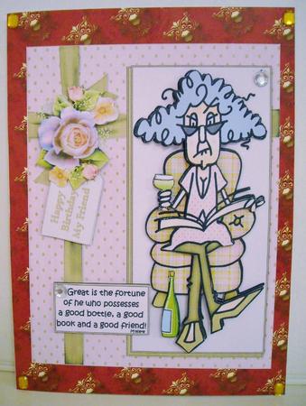 Stella Sends Her Friend Birthday Wishes by Pam Stubley