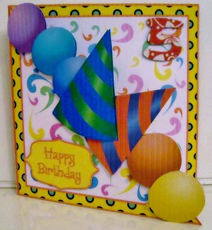 Diagonal Fold - Party Hat by Pam Stubley