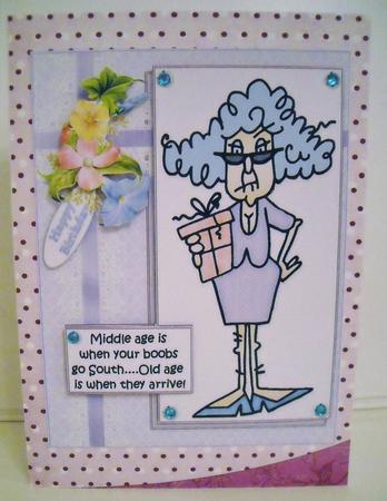 Stella Old Age is When -  Quick Card by Pam Stubley