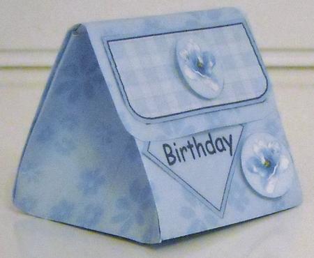 Country Garden 3D Fancifold Treat Favour Box by Pam Stubley