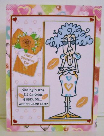 Stella Valentine Kisses Quick Card by Pam Stubley