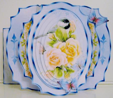 Rosy Glow Pop-out Card Kit by Pam Stubley