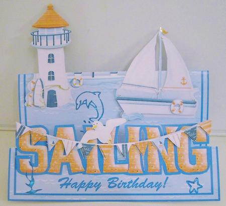 Words & Pictures Stepper Mini-kit - Sailing by Pam Stubley