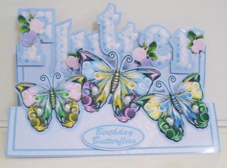 Words & Pictures Stepper Mini-kit - Flutter-by by Pam Stubley