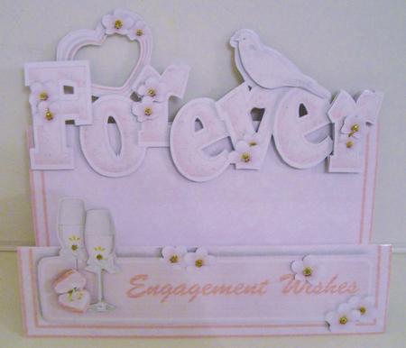 Words & Pictures Stepper Mini-kit - Love Forever Engagement by Pam Stubley