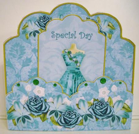 Peacock Vines Special Day Scallop Fashion Tag Cf Mini Kit by Pam Stubley