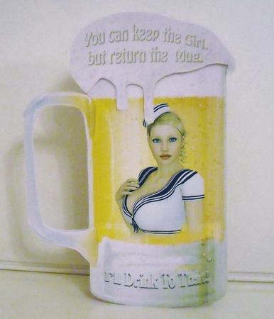 Beer Mug I'll Drink to That by Pam Stubley