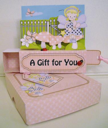 3D Girlz Fiz Fairy Slider Box Card Kit by Pam Stubley