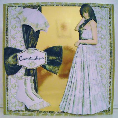 La Creme, Chic Birthday Card Mini Kit in Cream by Pam Stubley