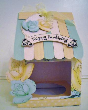 3D Time for Roses Milk Carton Cupcake or Treat Box Mini Kit by Pam Stubley