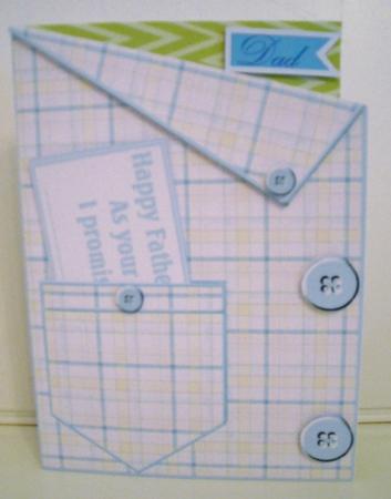 Shirt Front Card 1 by Pam Stubley