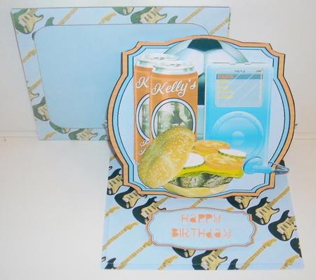 Easel Card - a Son's Favourite Things by Pam Stubley
